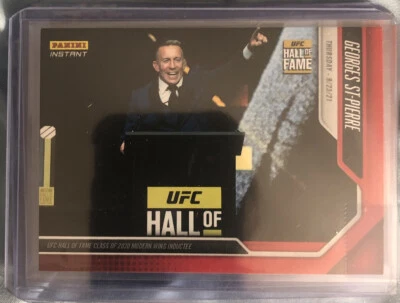 Georges St-Pierre #38 2021 UFC Panini Instant UFC Hall Of Fame (1 of 179) - Image 1 of 2