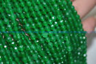 Faceted 6mm Natural Green Jade Round Gemstone Loose Beads 15'' Aaa