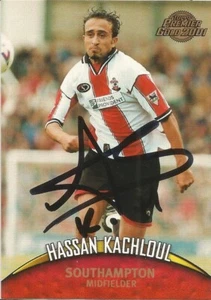 HASSAN KACHLOUL SIGNED SOUTHAMPTON TOPPS PREMIER GOLD 2001 TRADING CARD+COA - Picture 1 of 1