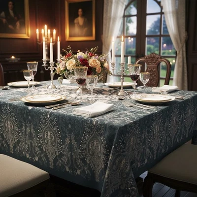 Bassetti Monnalisa V1 Granfoulard Cotton Tablecloth 140x170 - 6 Place Settings - Image 1 of 2