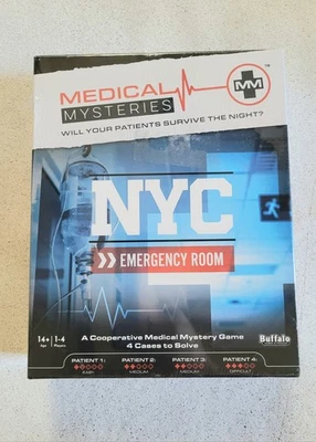 Juego completo de sala de emergencias NYC Medical Mysteries nuevo en envoltura original Foto 1 de 4