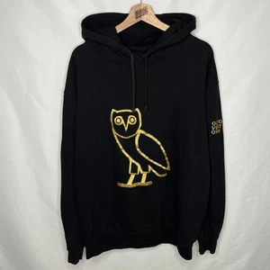 Drake OVO Octobers Very Own OG Owl Embroidered Tour Merch Hoodie L - Picture 1 of 4