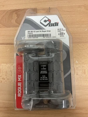 Empuñaduras de grafito ODI MX V2 Lock-On Rogue Foto 1 de 3