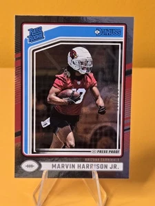 2024 Panini Donruss NFL Press Proof Silver Marvin Harrison JR RC #72/100 - Bild 1 von 4