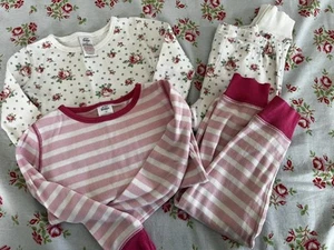 Boden pyjamas long 2 pairs, Age 2-3, ditsy floral and stripes - Picture 1 of 10