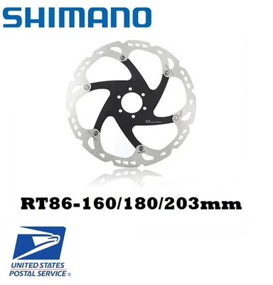 Shimano SM-RT86 XT 6 Bolts Rotor 160mm 180mm 203mm RT86 - Image 1 of 4