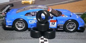 1/32 URETHANE SLOT CAR TIRES 2pr PGT-21126XXD fit CARRERA Nissan GT-R GT500 - Bild 1 von 1