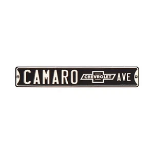 Open Road Brands Chevrolet Camaro Avenue Embossed Metal Street Sign - Vintage... - Picture 1 of 5
