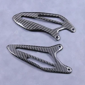 100% Real Carbon Fiber Footpeg Footrest Heel Plate Guard For 2022 - 2025 R7 - Picture 1 of 2