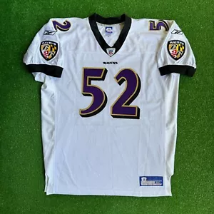 2003 Ray Lewis Baltimore Ravens Authentic Reebok NFL Jersey Size 50 XL AUTO'D - Picture 1 of 8