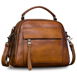 Borsa a tracolla e borsette in vera pelle donna vintage - Foto 1 di 17