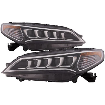 Headlights LED Left Right Pair CAPA Certified Fits 2015-2017 Acura TLX Foto 1 de 4