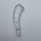 Curved Cut Glass Clear Glass Bottle Stopper Only Replacement