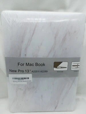 Ritayan 4-1 MacBook Pro 13" Hard Case (A2251/A2289) - Silk White Marble - Image 1 of 4