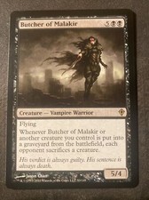 MTG Butcher of Malakir Worldwake Regular Rare