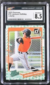 2023 Panini Donruss #76 Jackson Holliday Liberty CGC 8.5 - 1401025919042 - Picture 1 of 2