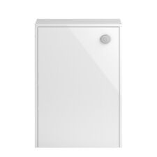 Hudson Reed Coast Back to Wall WC Unit 500mm White Gloss Modern Bathroom Toilet