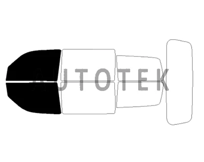 Película precortada ventanas delanteras de dos puertas cualquier tono para Dodge Nitro 2007-2012 Foto 1 de 4