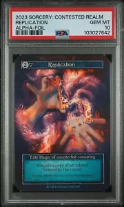 Sorcery Contested Realm Alpha - Replication - FOIL Elite - PSA 10 - Picture 1 of 3