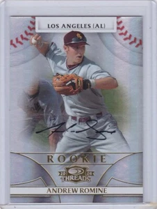 2008 Donruss Threads Baseball Card #122 Andrew Romine Autographed 545/875- NrMt - Picture 1 of 2