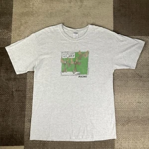 Divertida Camiseta de Caza Alce Cómic Para Hombres L Gris "Hey Espera Un Minute That's Jim" - Imagen 1 de 6