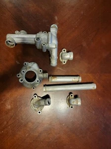 1976 HONDA GOLDWING GL1000 RADIATOR HOSES ENGINE COOLANT WATER PIPES PUMP COVER - Picture 1 of 12
