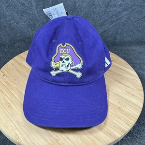 East Carolina University Pirates Adidas Cap Purple ECU Adjustable NWT - Picture 1 of 6