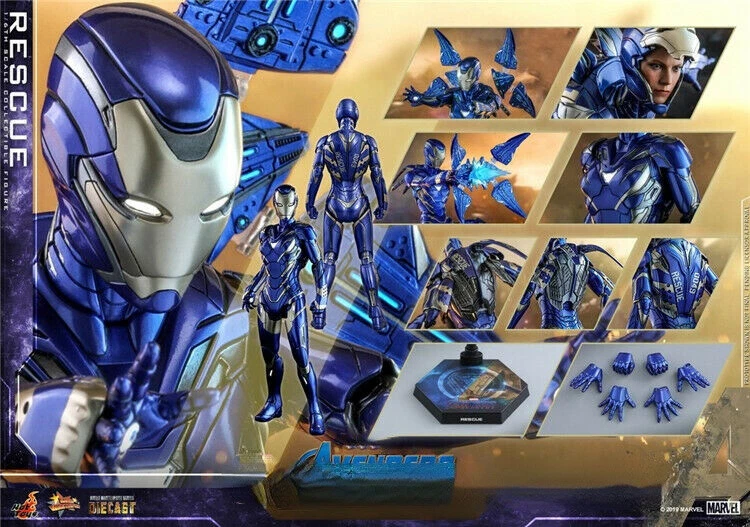 1/6 HOT TOYS MMS538D32 AVENGERS ENDGAME MK49 PEPPER POTTS RESCUE ARMOR Figure! - Image 1 of 4