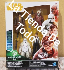 SOLO 4 FIGURE PACK MISSION VANDOR FOR FORCE LINK STAR WARS FANS COLLECTOR READ - Picture 1 of 6