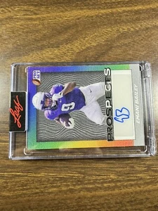 2024 Leaf Pro Set Metal Prospects Emani Bailey RC Auto Encased Chiefs SP - Picture 1 of 2