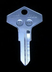 X92 RENAULT Door/Trunk KEY Blank fits 18i & R5 LeCar 1981-1983, Fuego 1984-1985 - Picture 1 of 5