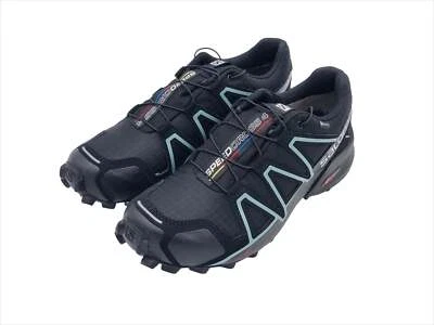 Salomon Speedcross 4 GTX W Black/Black/Metallic Bubble Blue Damenschuh - 383187 - Bild 1 von 3
