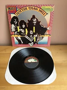 KISS Hotter Than Hell Vinyl Record Casablanca 1974 NBLP 7006 Blue Label  - Picture 1 of 6