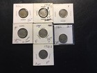 7. Buffalo Nickels All Look Uncleaned Old Collection 1913-18-21-20-D24-S-30-S 38