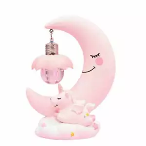 LED 3D Unicorn Bedside Desk Lamp Night Light Moon Lights Boys Girls Kids Bedroom - Picture 1 of 9