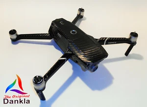 DJI MAVIC 2 PRO/ZOOM- SKIN - CARBON SCHWARZ / CARBON BLACK - 3-5 Batterien/Drone - Picture 1 of 9