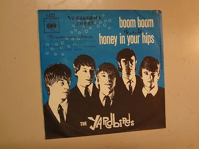 YARDBIRDS:(w/E. Clapton)Boom Boom-Honey In Your Hips-Holland 7" 65 CBS Orig. PSL - Image 1 of 4