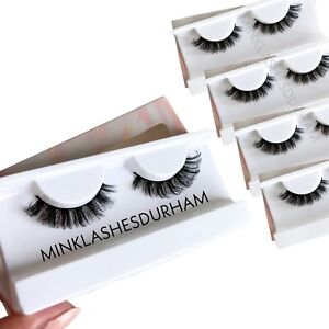 Russian Strip Lashes 2 / 5 / 10 Pairs D Curl Mink False Eyelashes Full Curled UK