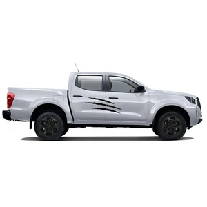 Side door scratchers graphics stickers decal compatible with Nissan Navara - Picture 1 of 15