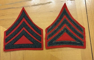 World War 2 USMC Chevrons. Marines. WW2. WWII. - Image 1 of 4