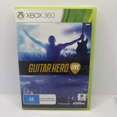 Guitar Hero Live (Microsoft Xbox 360, 2015) game in case 2 discs VG Tested - Image 1 of 4
