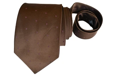 CORBATA HOMBRE TRUSSARDI MARRÓN/GEOMÉTRICA Ancho: 3.5/8" Largo: 59" Foto 1 de 3