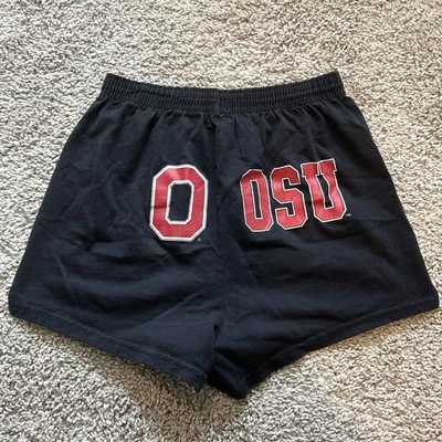 Pantalones Cortos Soffe Para Mujer Universidad Estatal de Ohio De Colección Gimnasio Talla Mediana Y2K Niñas Foto 1 de 3
