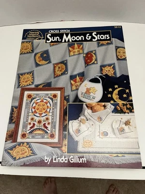 Cross Stitch Pattern Booklet Sun, Moon, Stars - Image 1 of 3