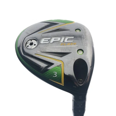 Used Callaway EPIC Flash 3 Fairway Wood / 15 Degrees / Stiff Flex - Image 1 of 4