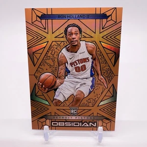 #/99! 🚨2024-25 Panini Obsidian Ron Holland II RC Electric Etch Rookie #164 - Picture 1 of 2