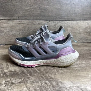 Adidas UltraBoost 21 Cold.RDY S23908 Womens 10 Running Shoes Halo Silver Sneaker - Picture 1 of 8