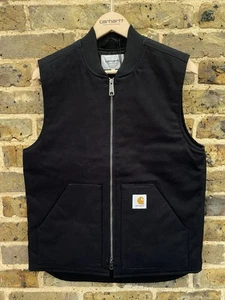 Carhartt WIP Black Mens Vest Rigid Vest Medium | RRP £149 | 3M Insulated | New - Picture 1 of 5