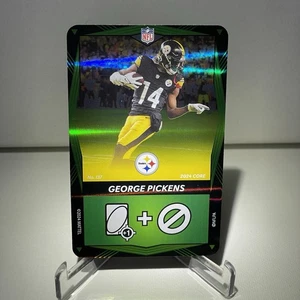2024 Uno Elite George Pickens Green Foil Card #137 Pittsburgh Steelers - Picture 1 of 2