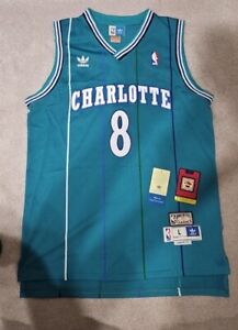 Kobe Bryant Charlotte Hornets 1996 NBA Draft Jersey #8 Large +2 Length 